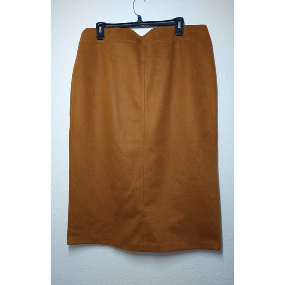 Marc New York Brown pencil skirt -Full control waistband XL - Picture 4 of 8